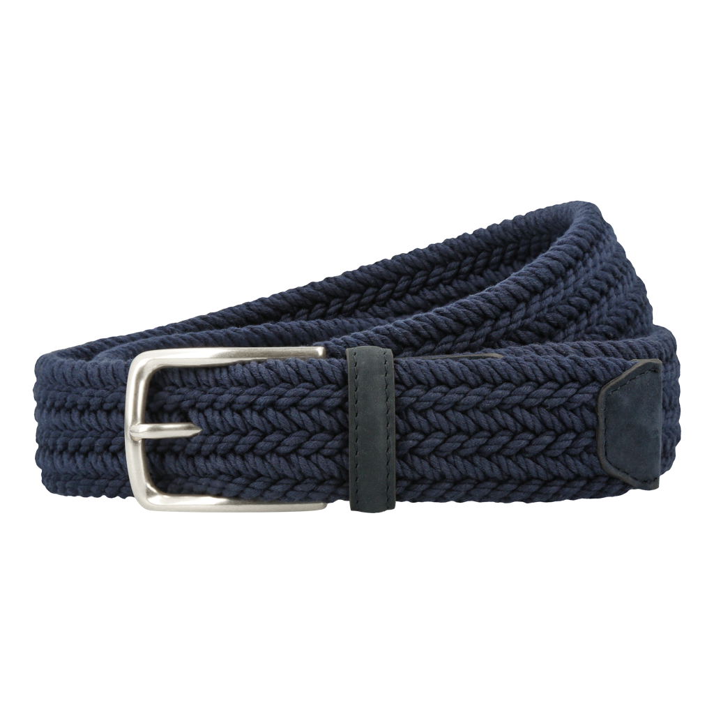 Sirolo Navy Braided Belt