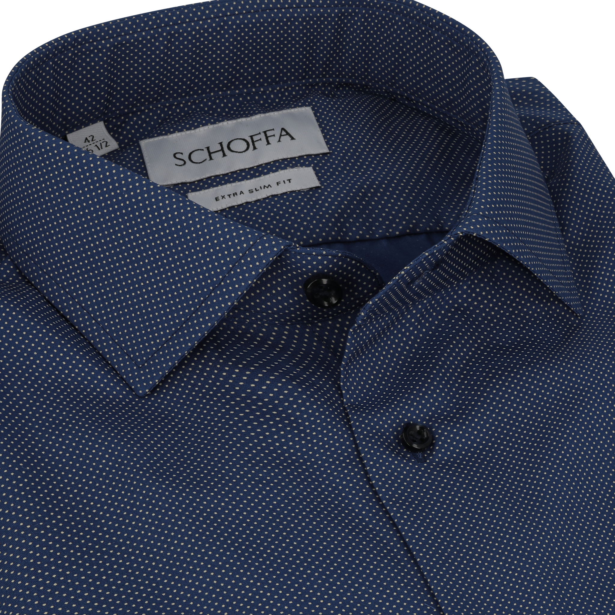 Pendle Navy Minidot Shirt