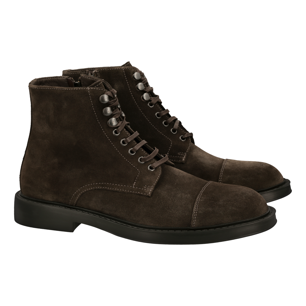 Derby Boot "Toscana" Brown Suede