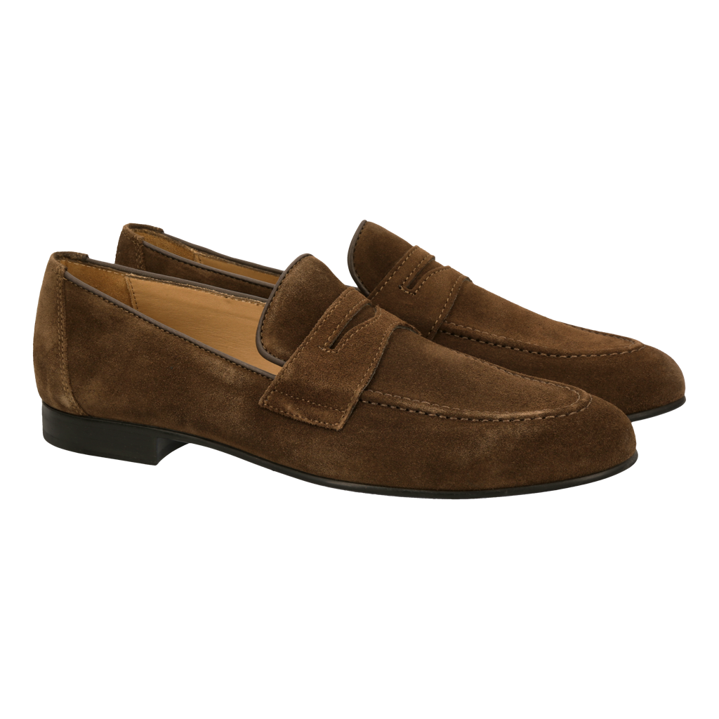 Penny Loafer "Toscana" Choc Suede