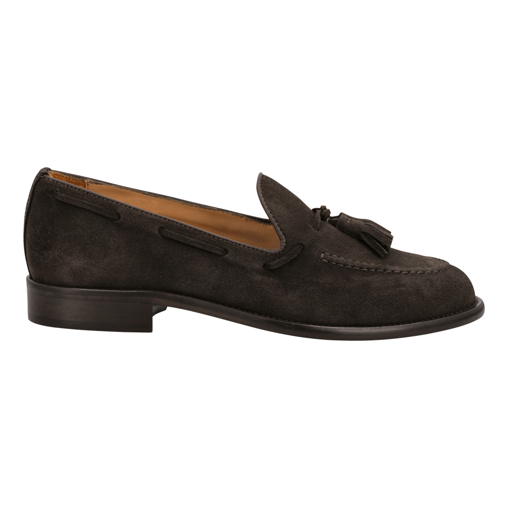 Tassel Loafer "Toscana" Brown Suede