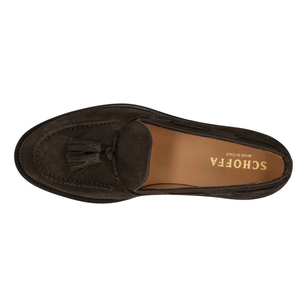 Tassel Loafer "Toscana" Brown Suede