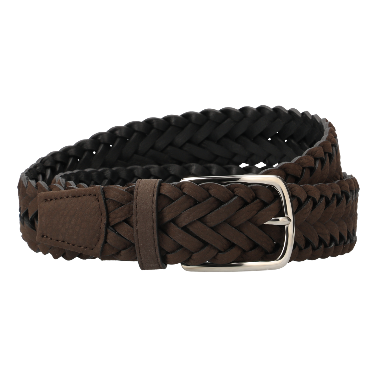 Balazote Brown Braided Belt