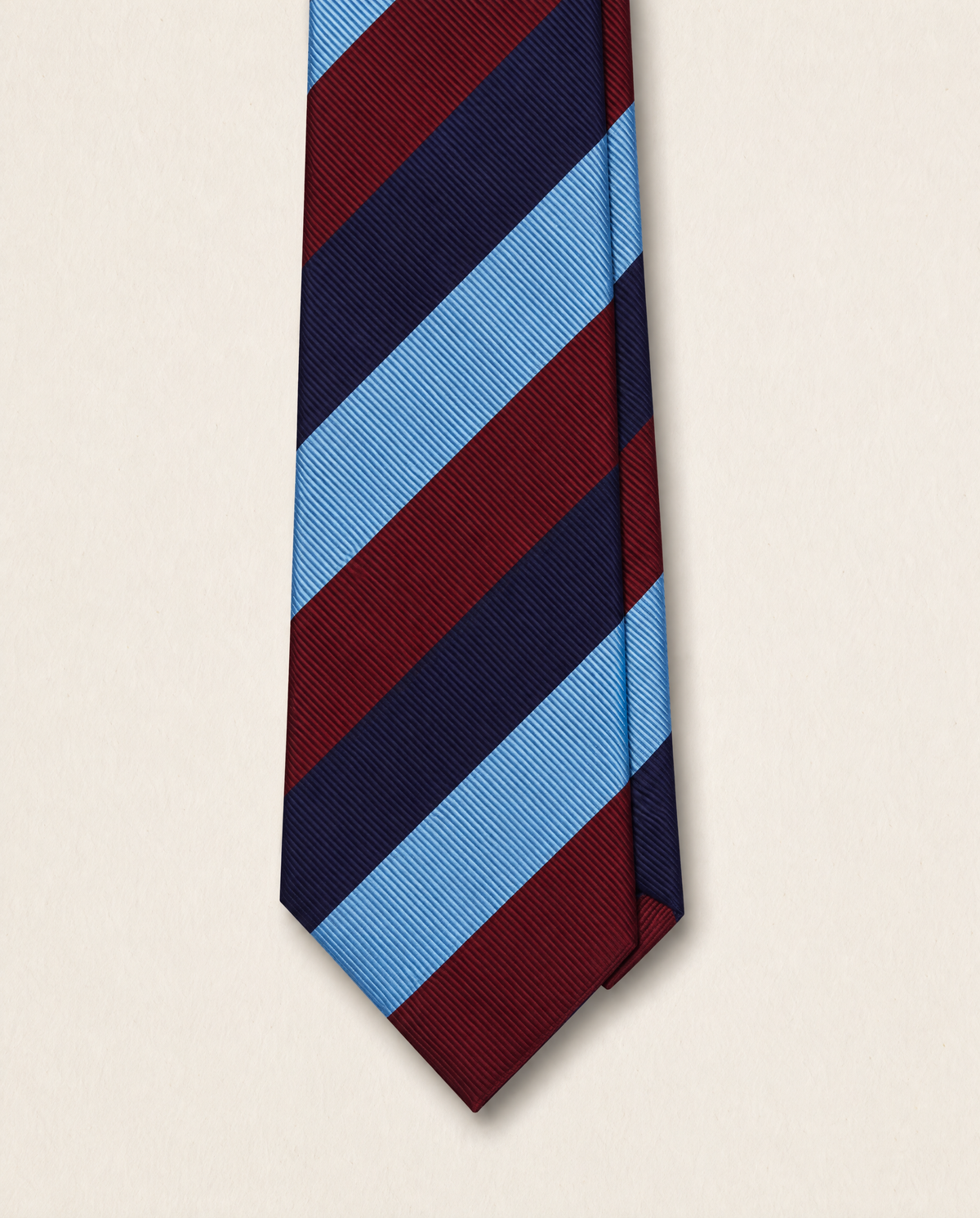 Bocco Block Striped Silk Twill Tie