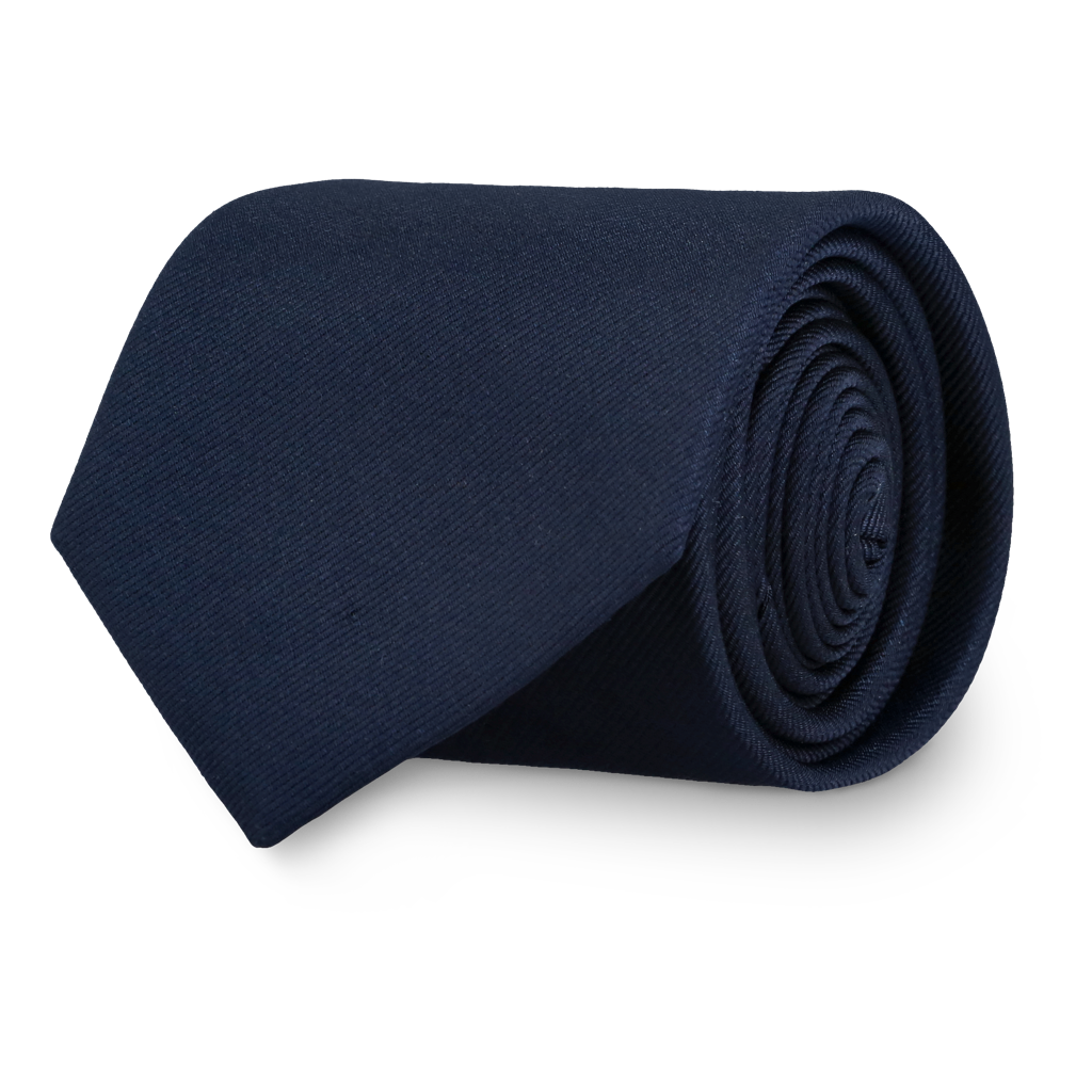 Bonamassi Navy Silk Twill Tie