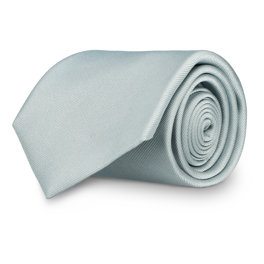 Bonamassi Silver Silk Twill Tie
