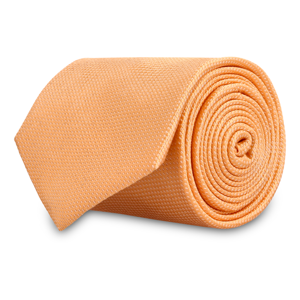 Carbonia Orange Silk Tie