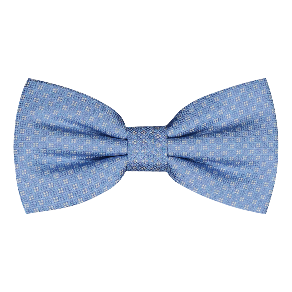 Cesenatico Light Blue Textured Silk Bowtie