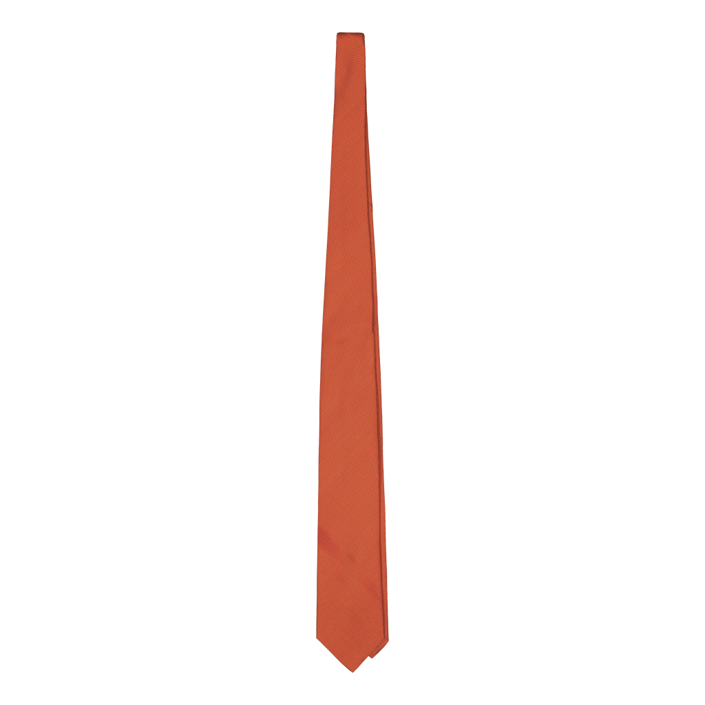 Chia Orange Silk Tie