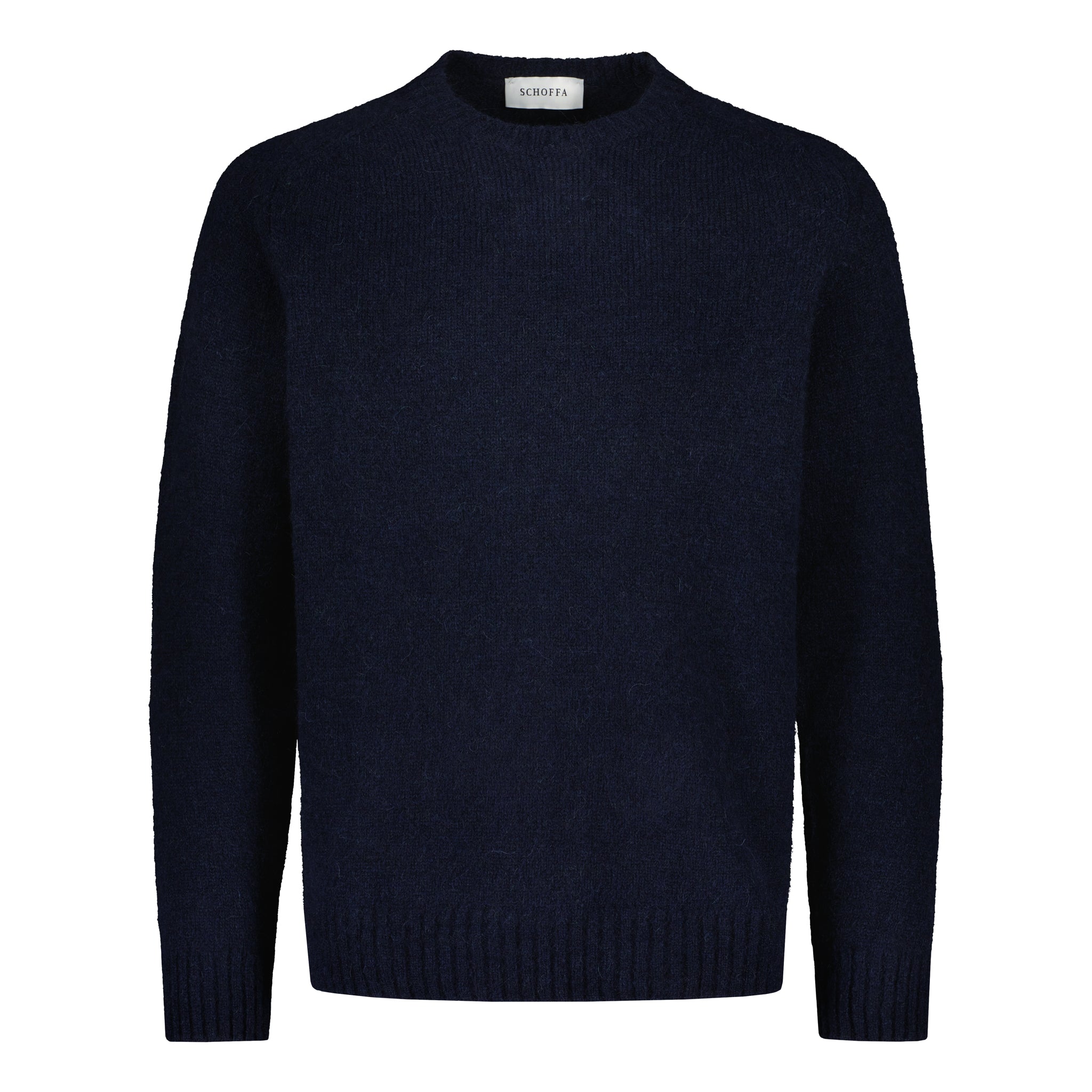 Crewneck "Chunky Alpaca" Navy