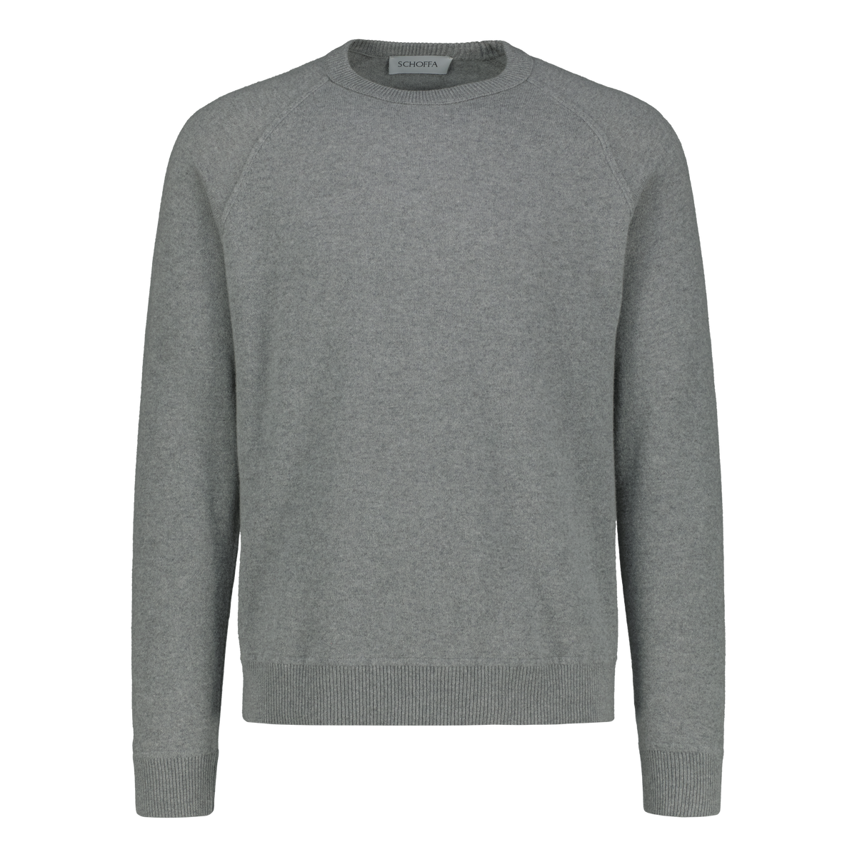 Crewneck Raglan Merino-Cashmere Grey