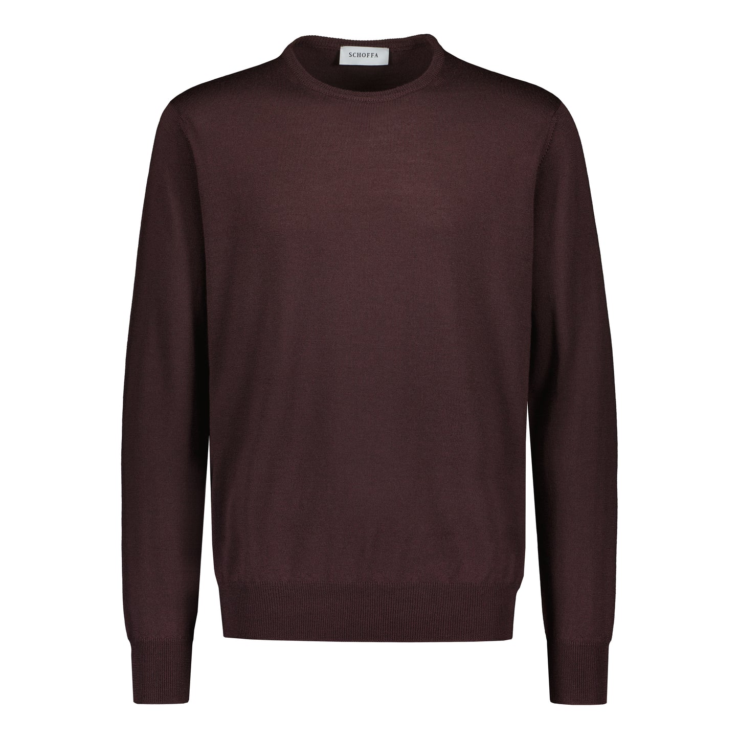 Crewneck Superfine Merino Dark Purple