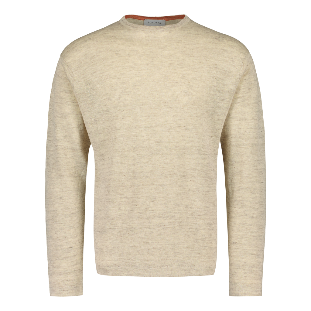 Crewneck Luxury Linen Sand
