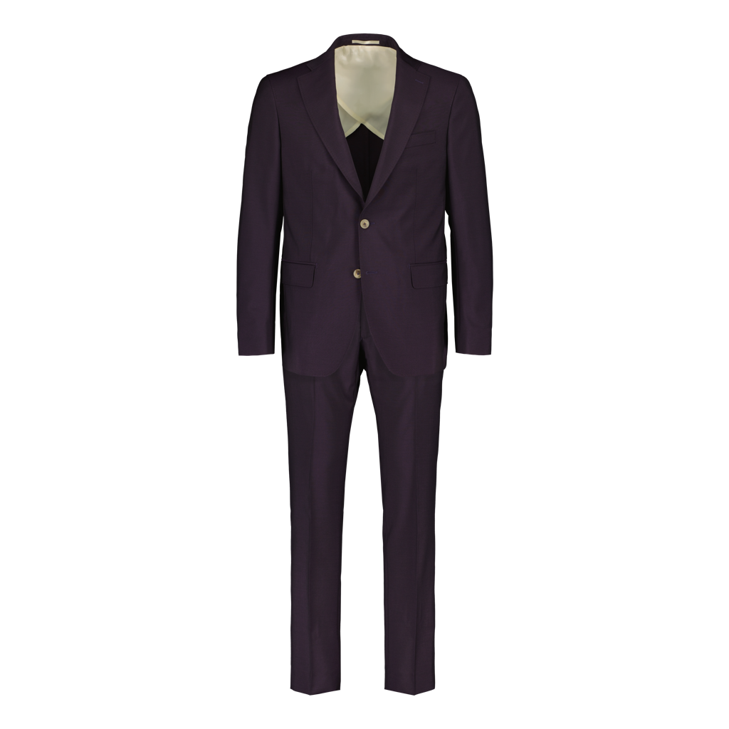 Fasano Plum "VBC Virgin Wool - Mohair" Suit