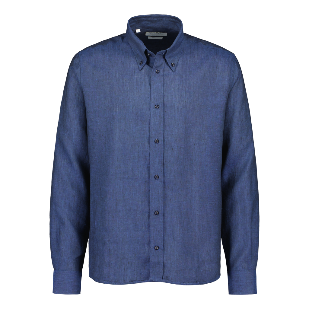 Ischia Dark Blue Linen Shirt
