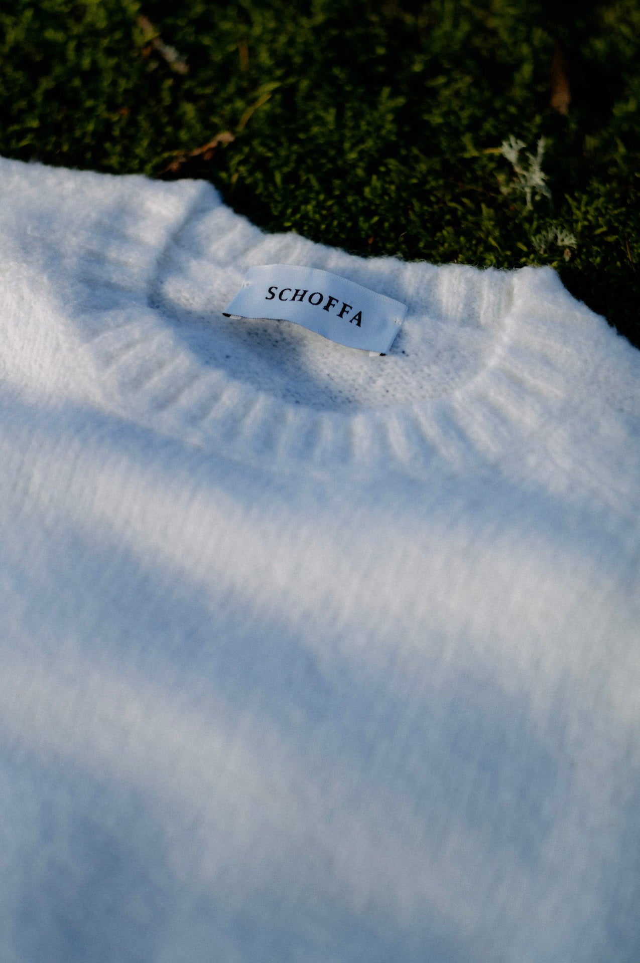 Crewneck "Chunky Alpaca" Off White