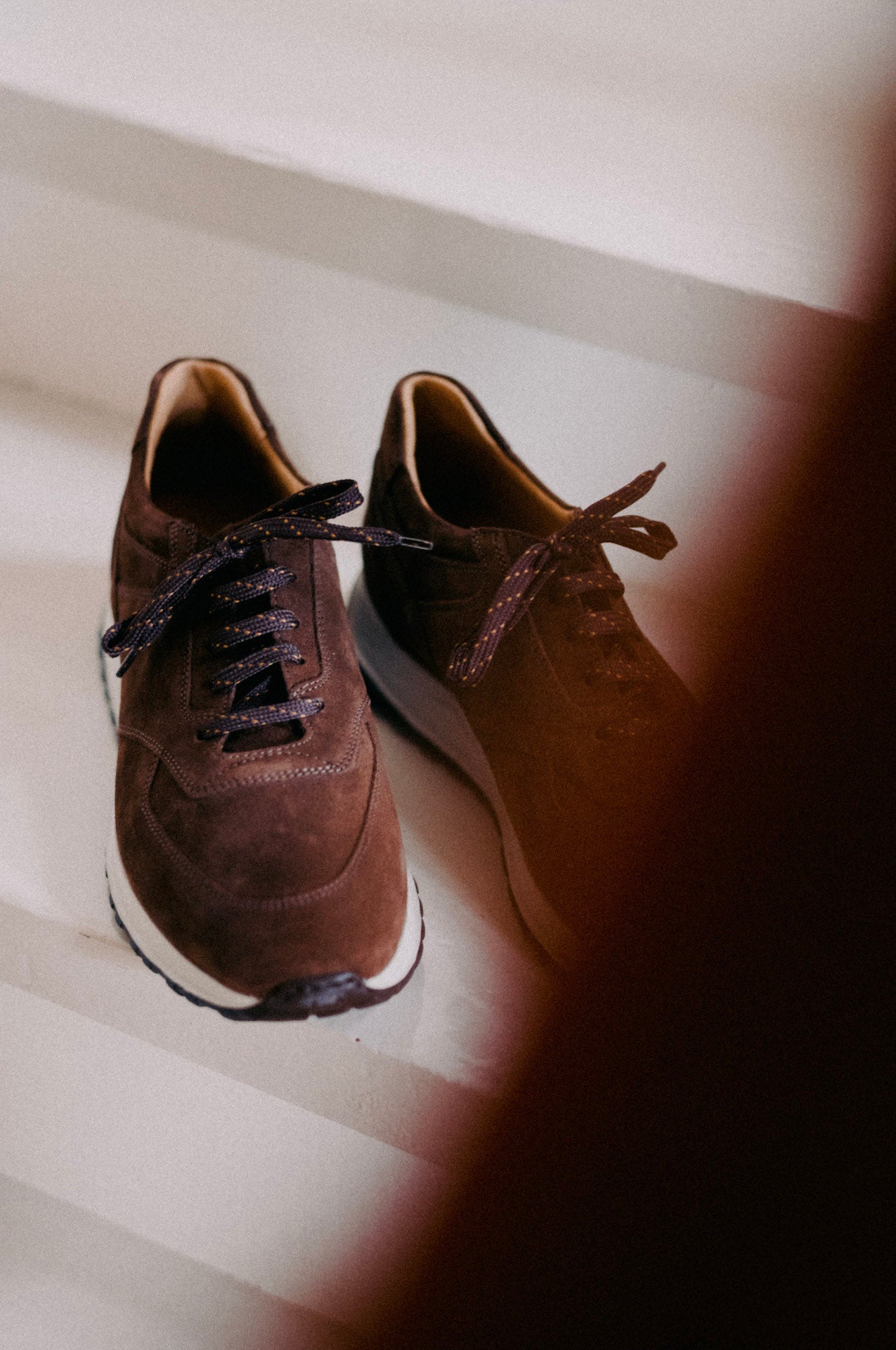 Runner "Toscana" Brown Suede