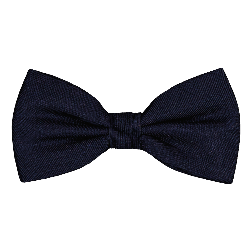 Lanciano Navy Silk Bowtie