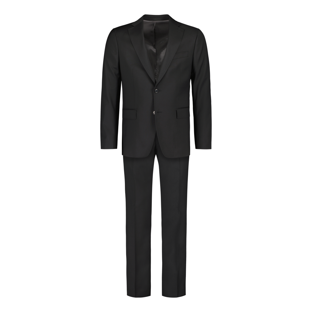 Merano Black "Loro Piana Merino Wool" Suit