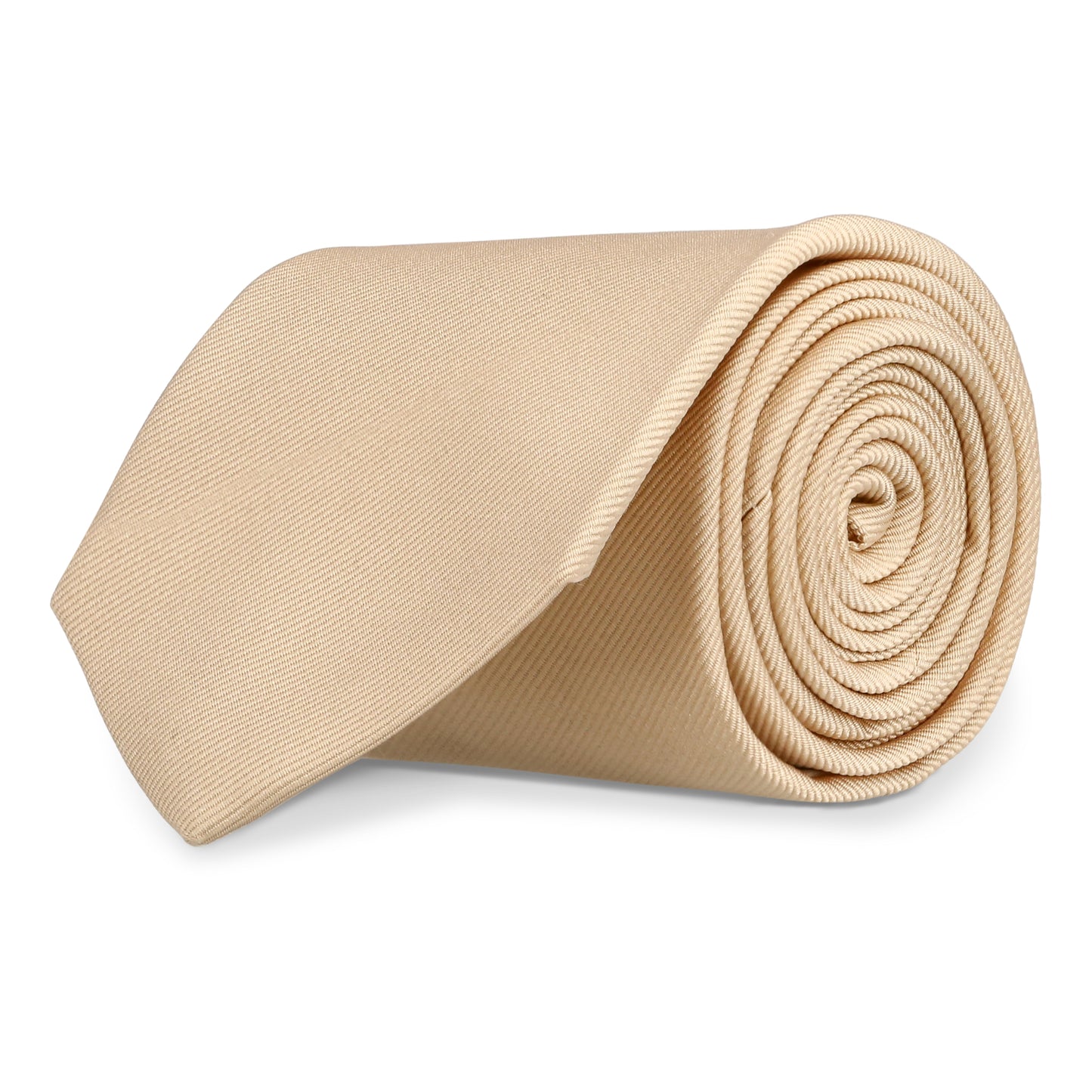 Mineo Champagne Silk Twill Tie