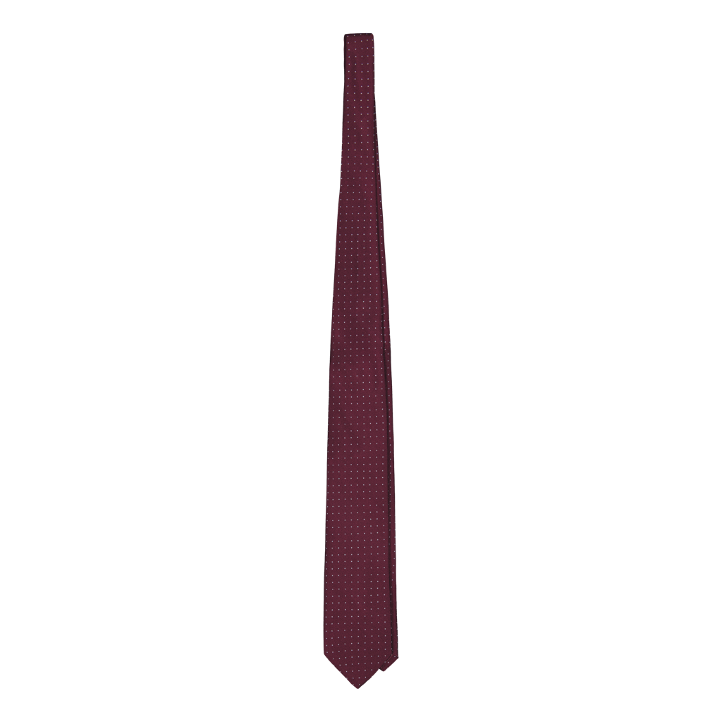 Modanella Burgundy Dot Silk Tie