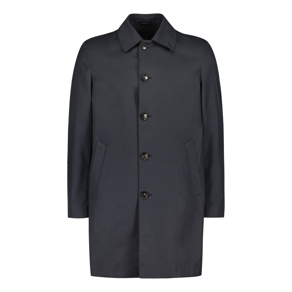 Montalcino Navy Luxury Rain Mac