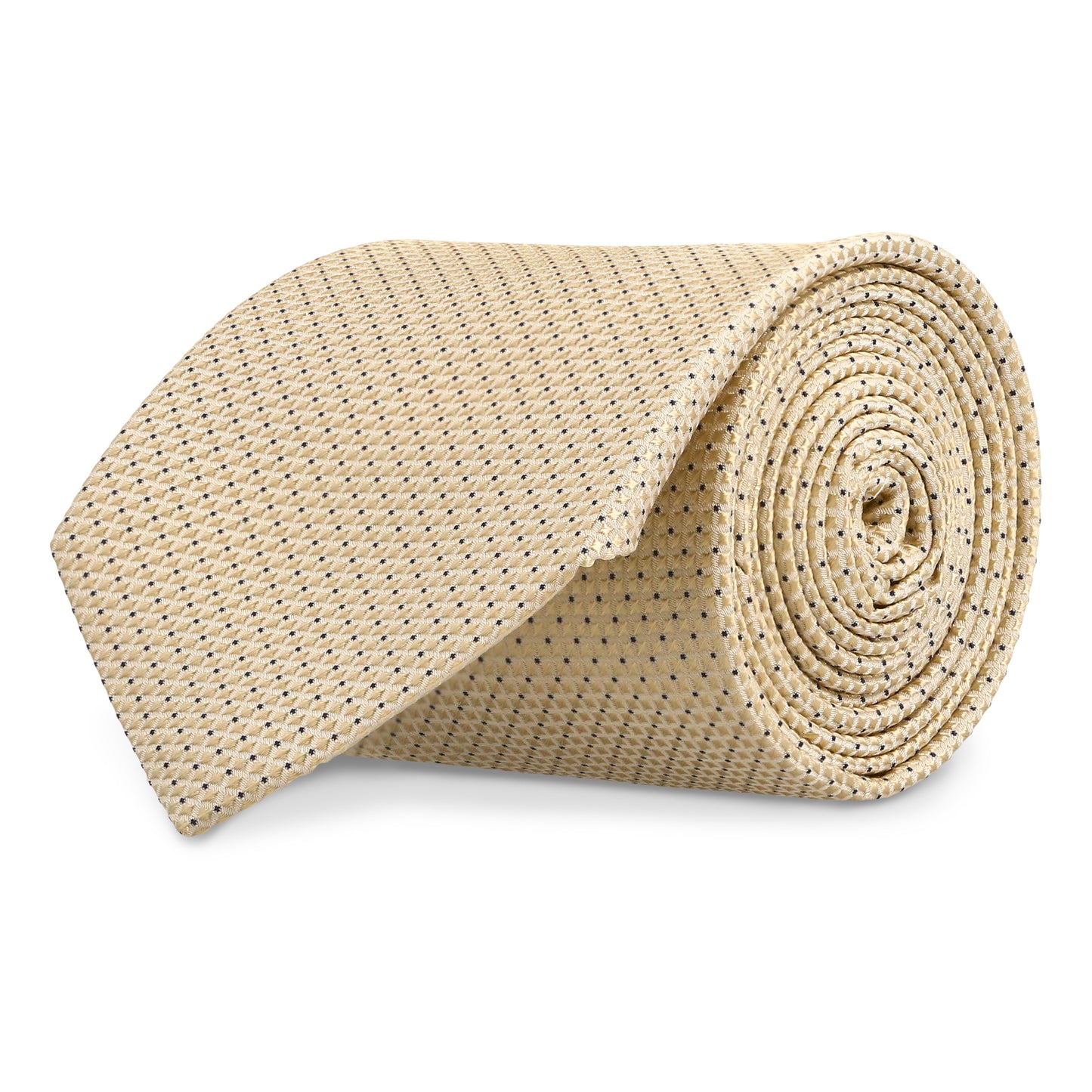 Oriolo Champagne Woven Silk Tie