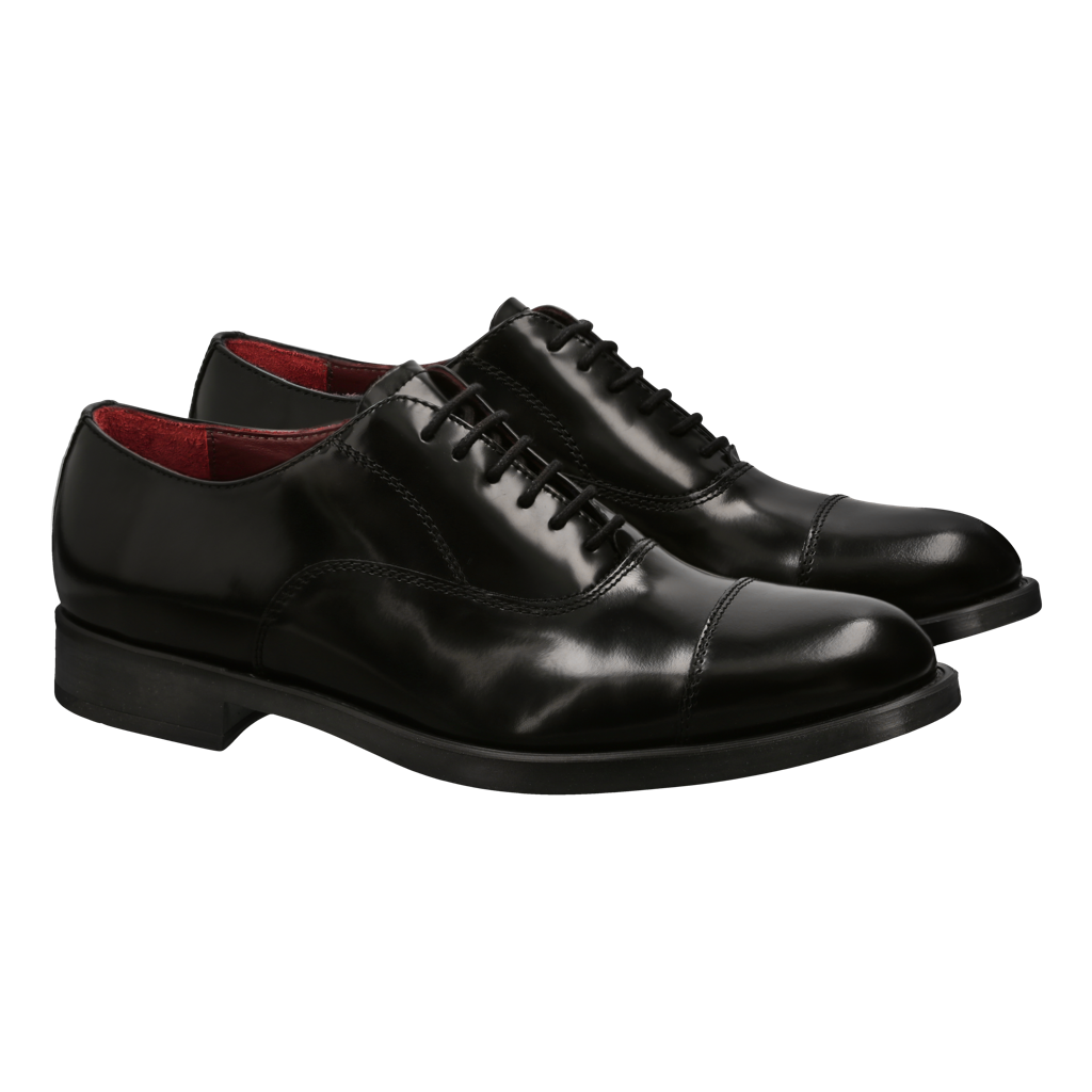 Oxford Captoe "Toscana" Black Calf