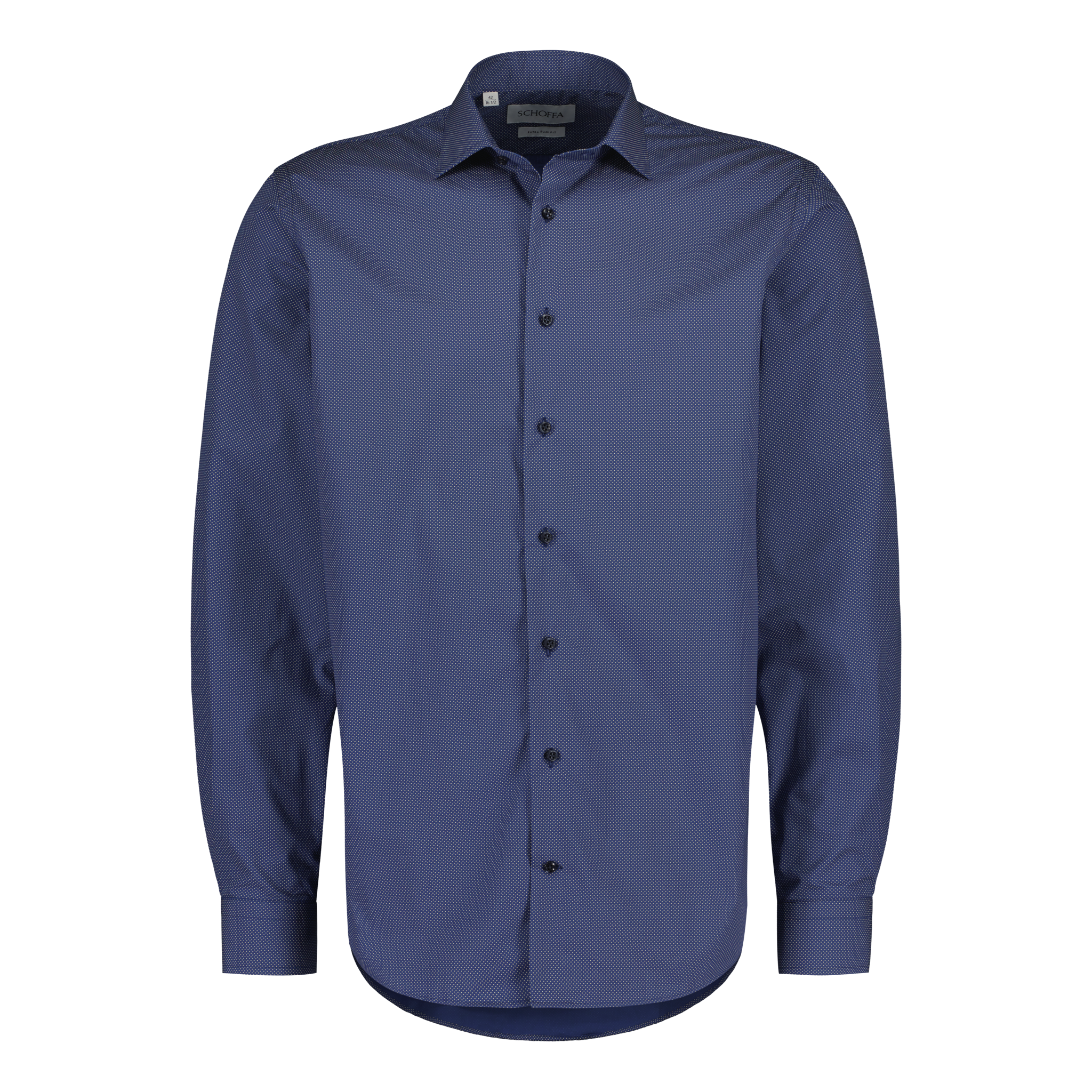 Pendle Navy Minidot Shirt