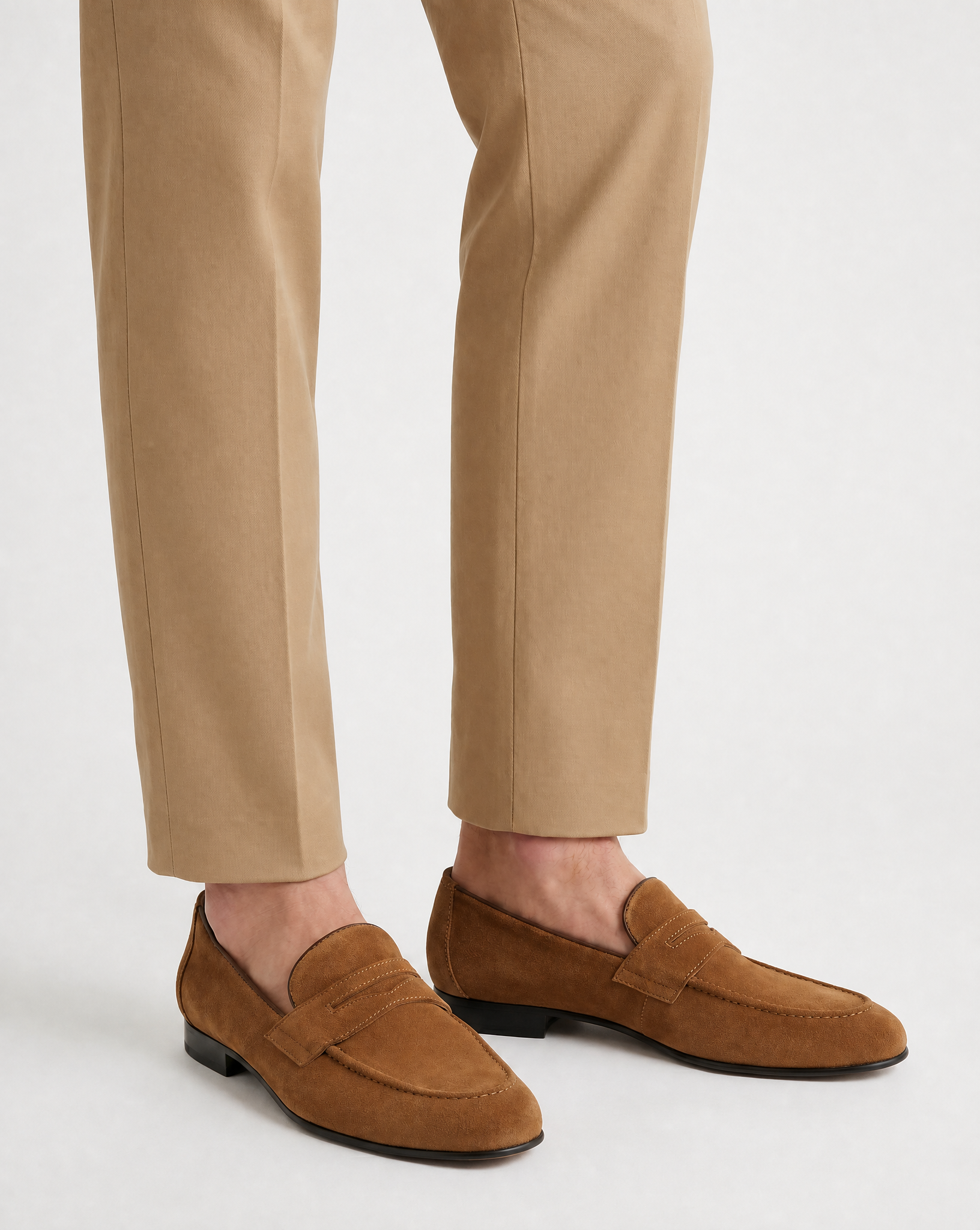 Penny Loafer "Toscana" Cognac Suede