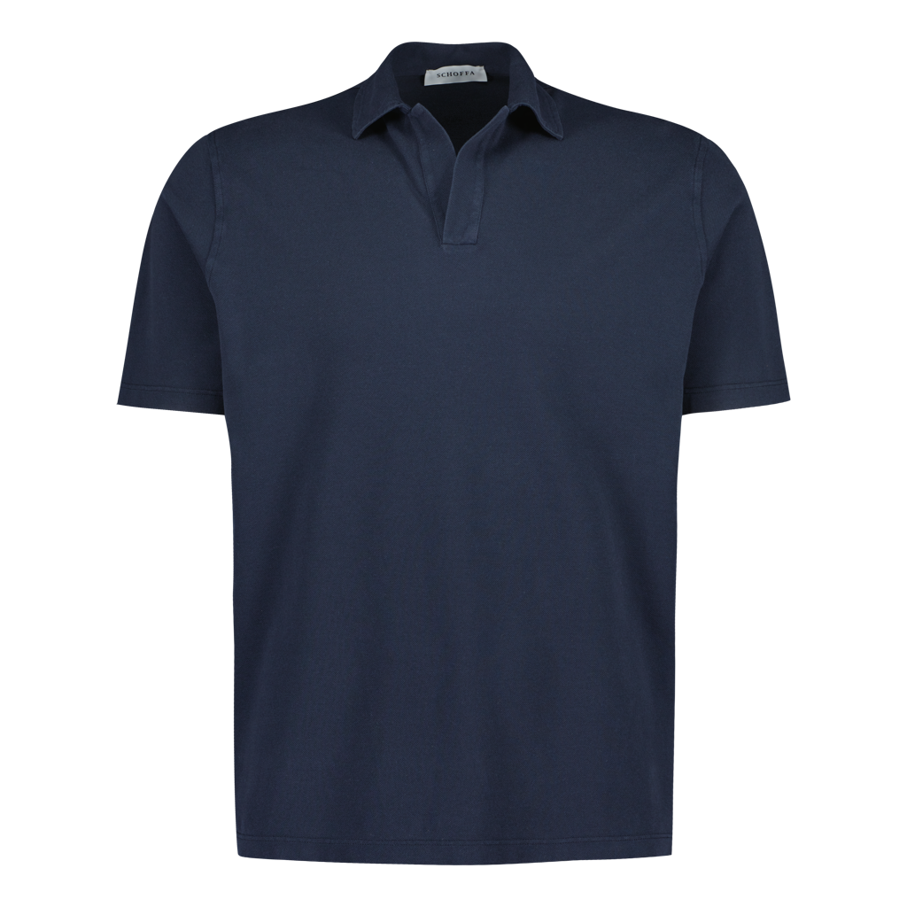 Luxury Polo "Lavato" Navy
