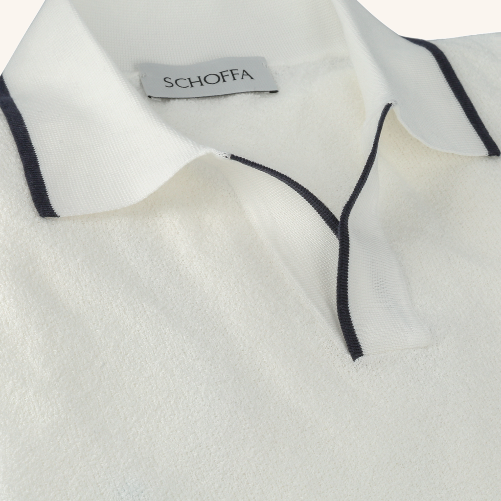 Luxury Polo "Boucle" White