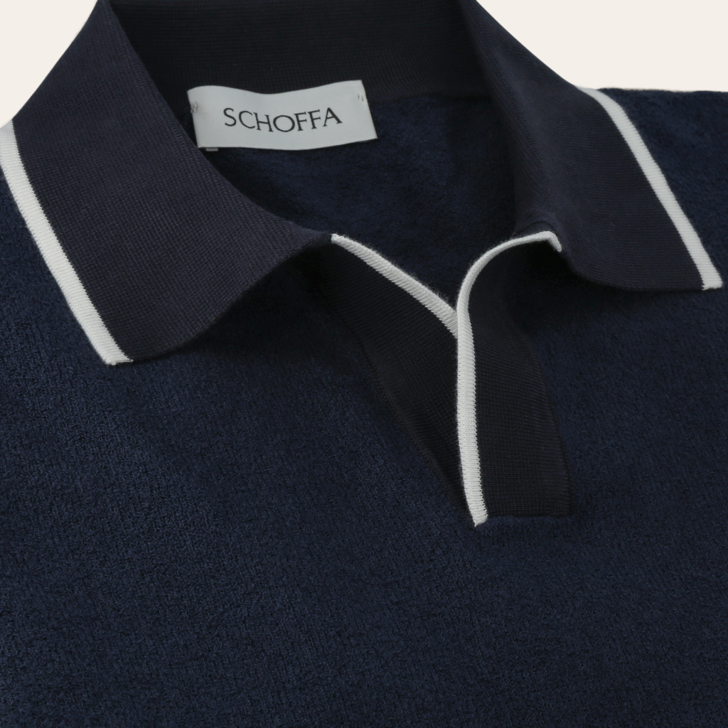 Luxury Polo "Bouclé" Navy