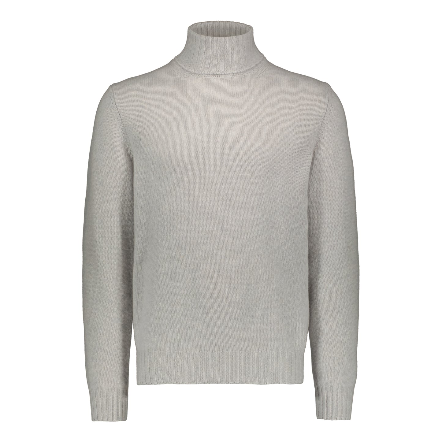 Rollneck "3 Fili Merino-Cashmere" Light Grey