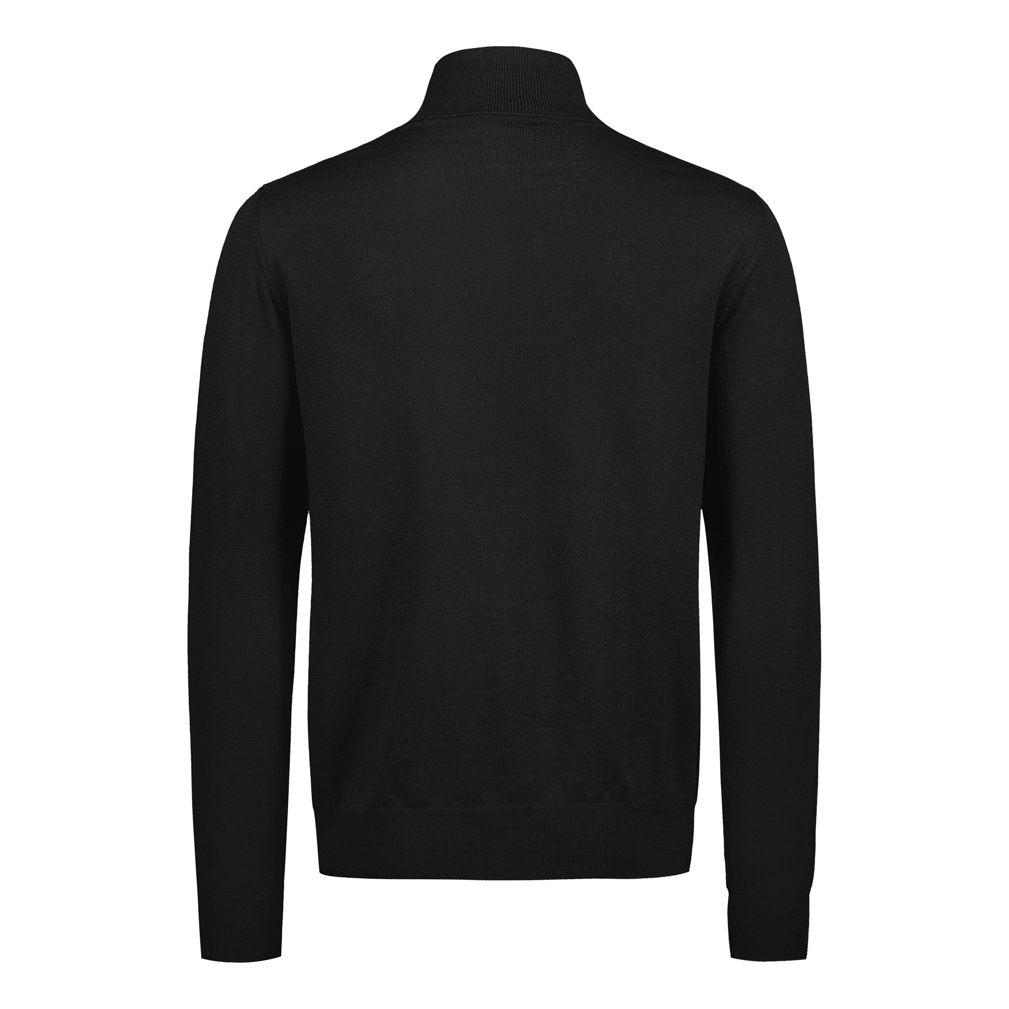 Rollneck Superfine Merino Black
