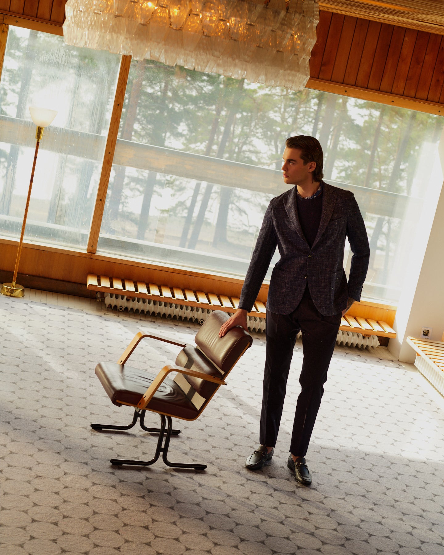Isola Navy "Loro Piana" Jacket