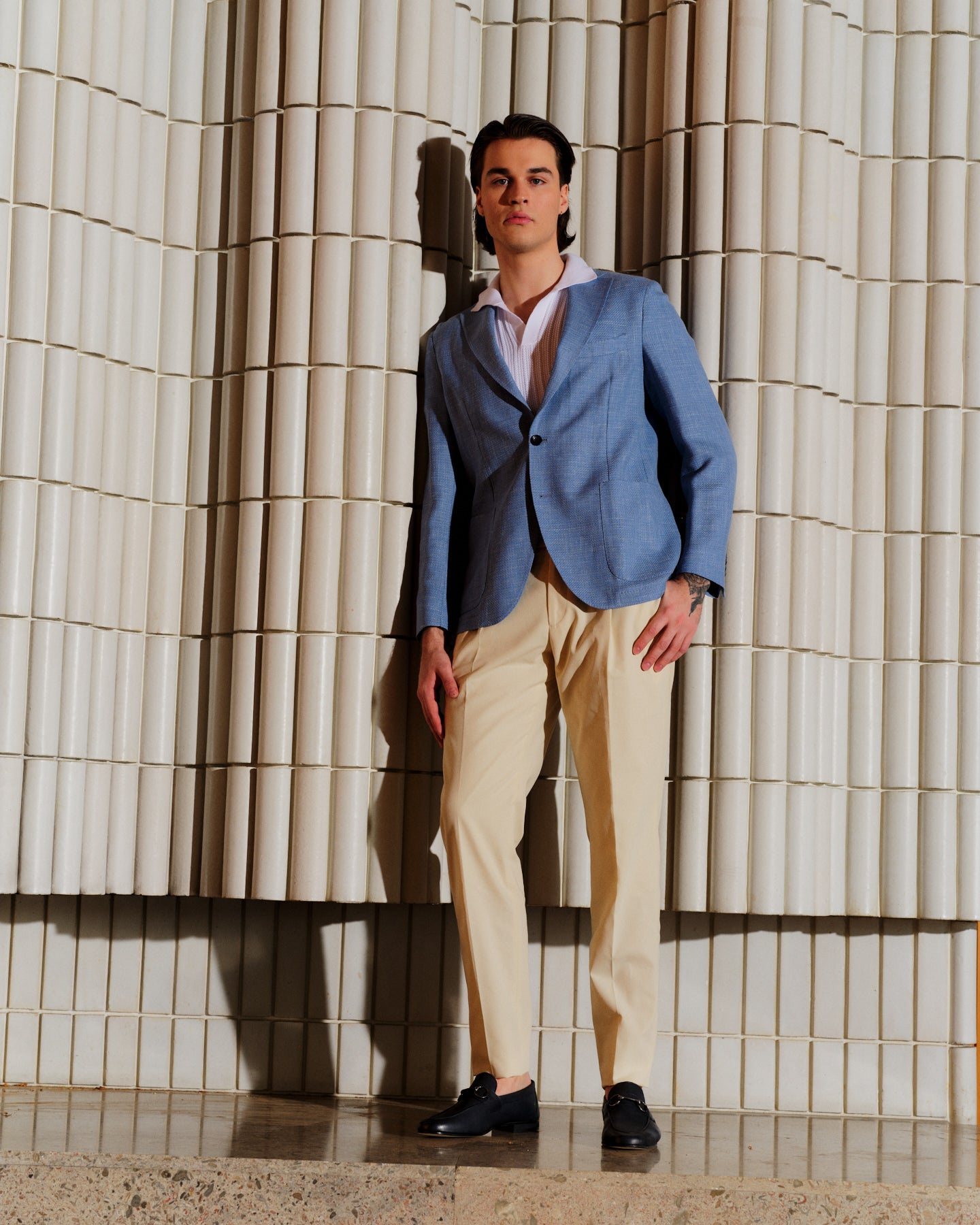 Isola Light Blue "Loro Piana" Jacket