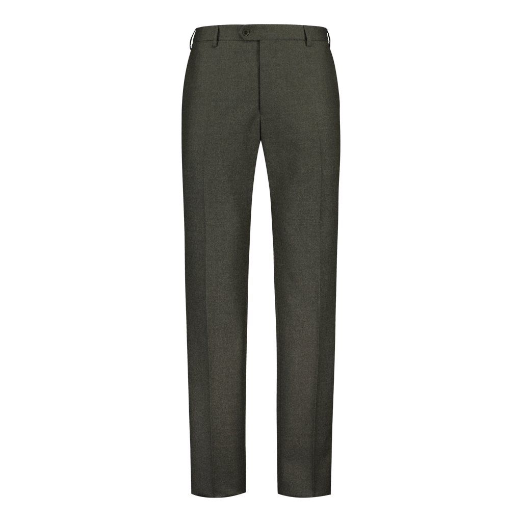 Trousers Fine Flannel "VBC" Green
