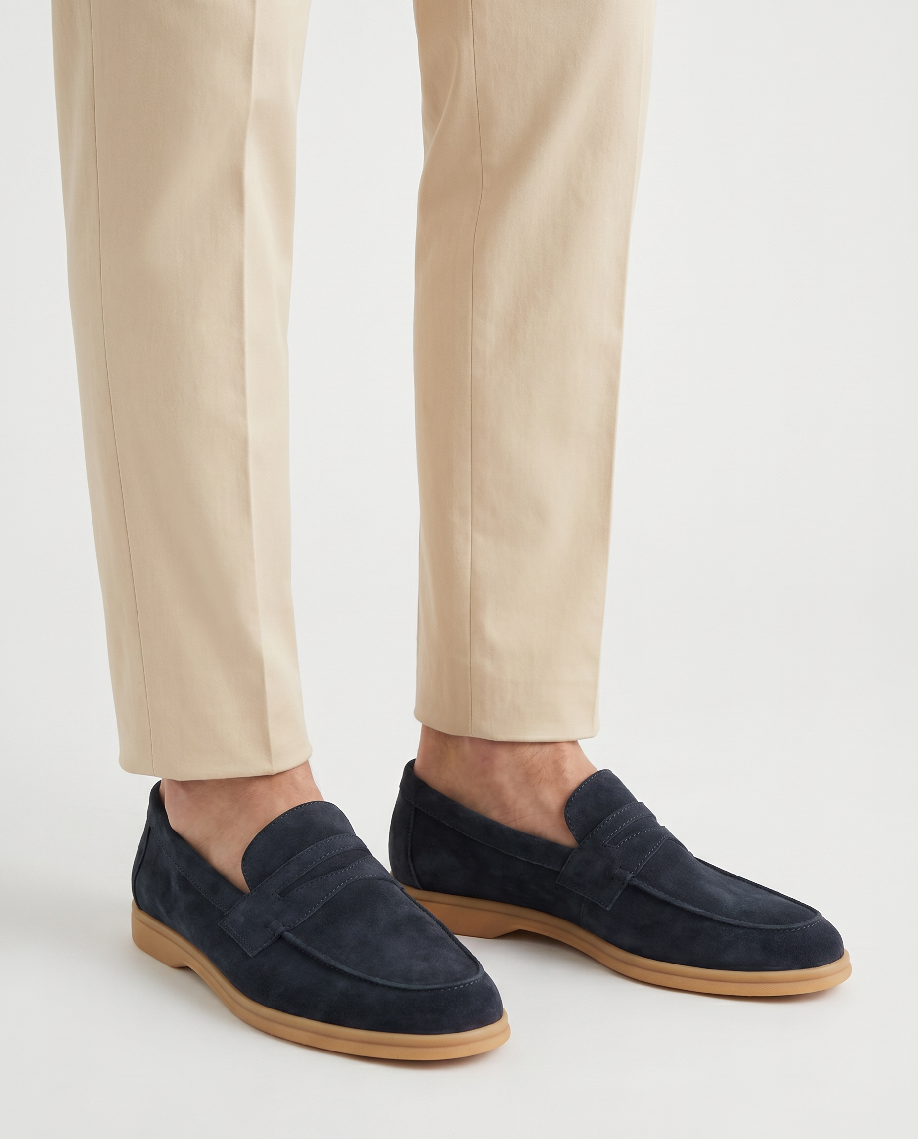 Tuscan Loafer Navy Suede