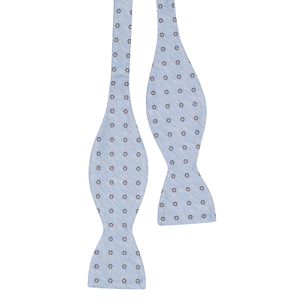 Villadoro Light Blue Selftie Bowtie