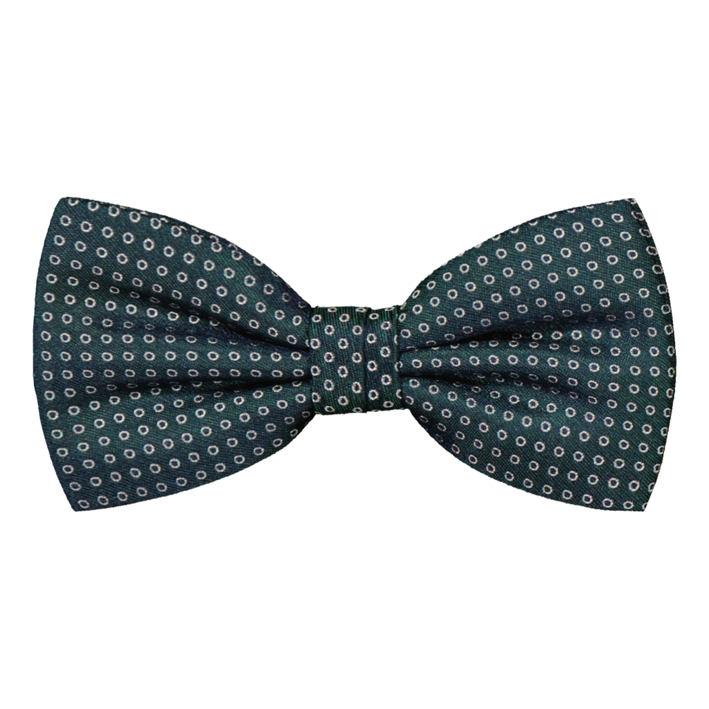 Corsano Green Dot Silk Bowtie