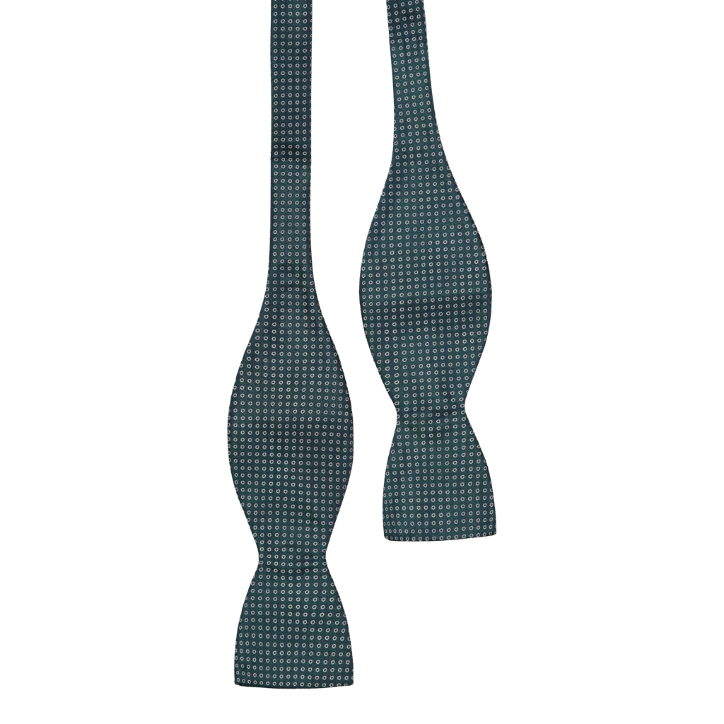 Tiggiano Green Dot Silk Selftie Bowtie