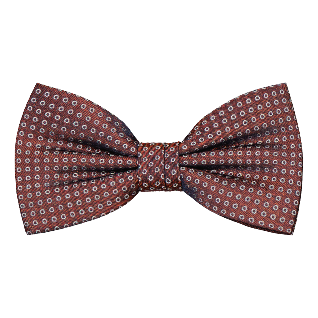 Corsano Burgundy Dot Silk Bowtie