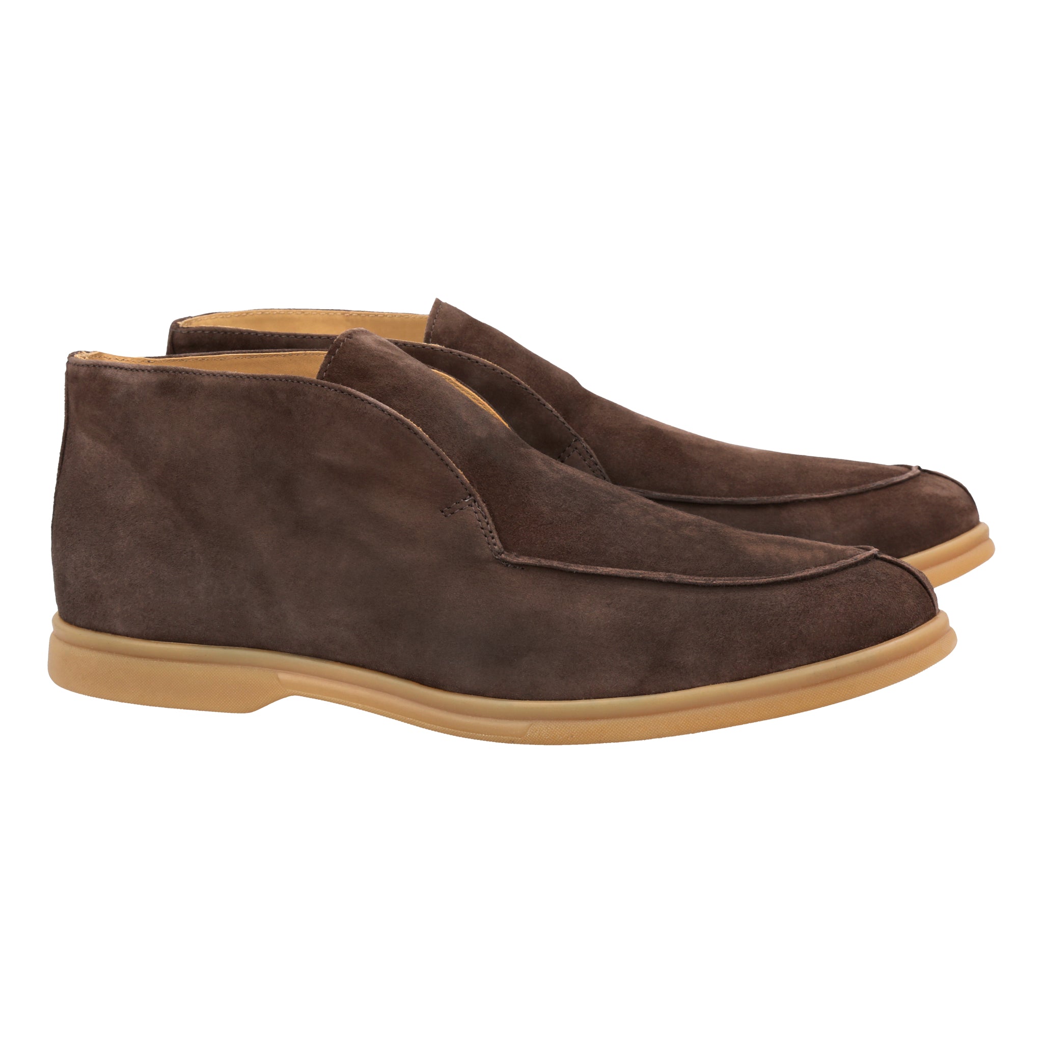 Luxury Slip-On "Toscana" Brown Suede