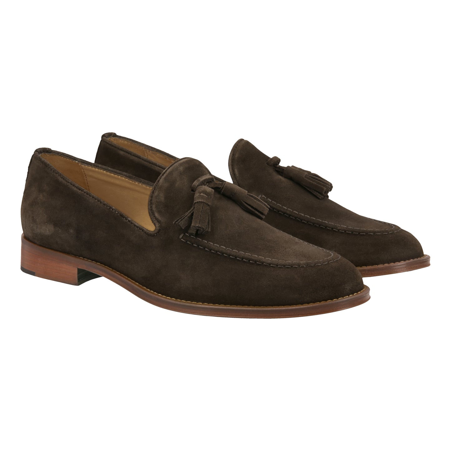 Tassel Loafer "Toscana" Brown Suede