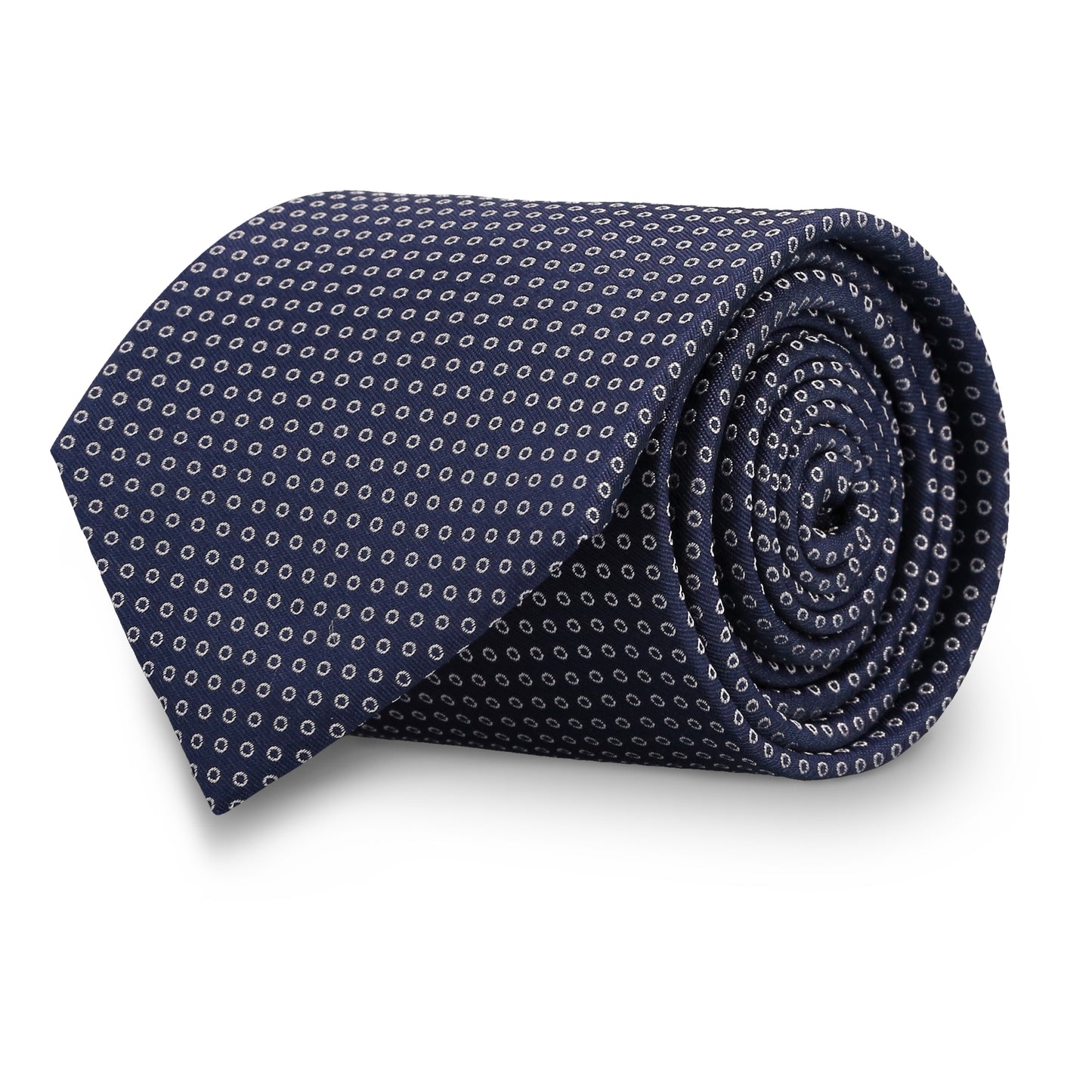 Cesarea Navy Dot Silk Tie