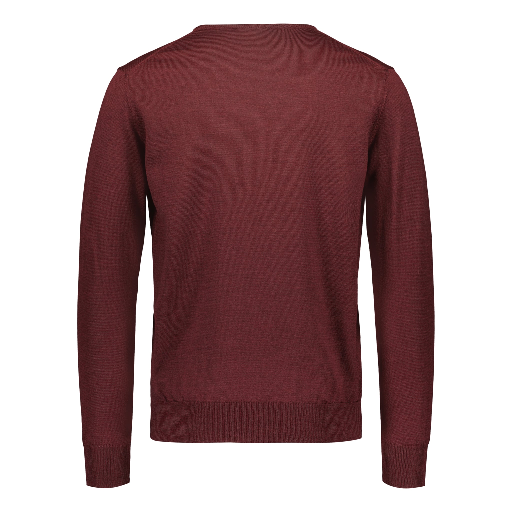 Crewneck Superfine Merino Burgundy