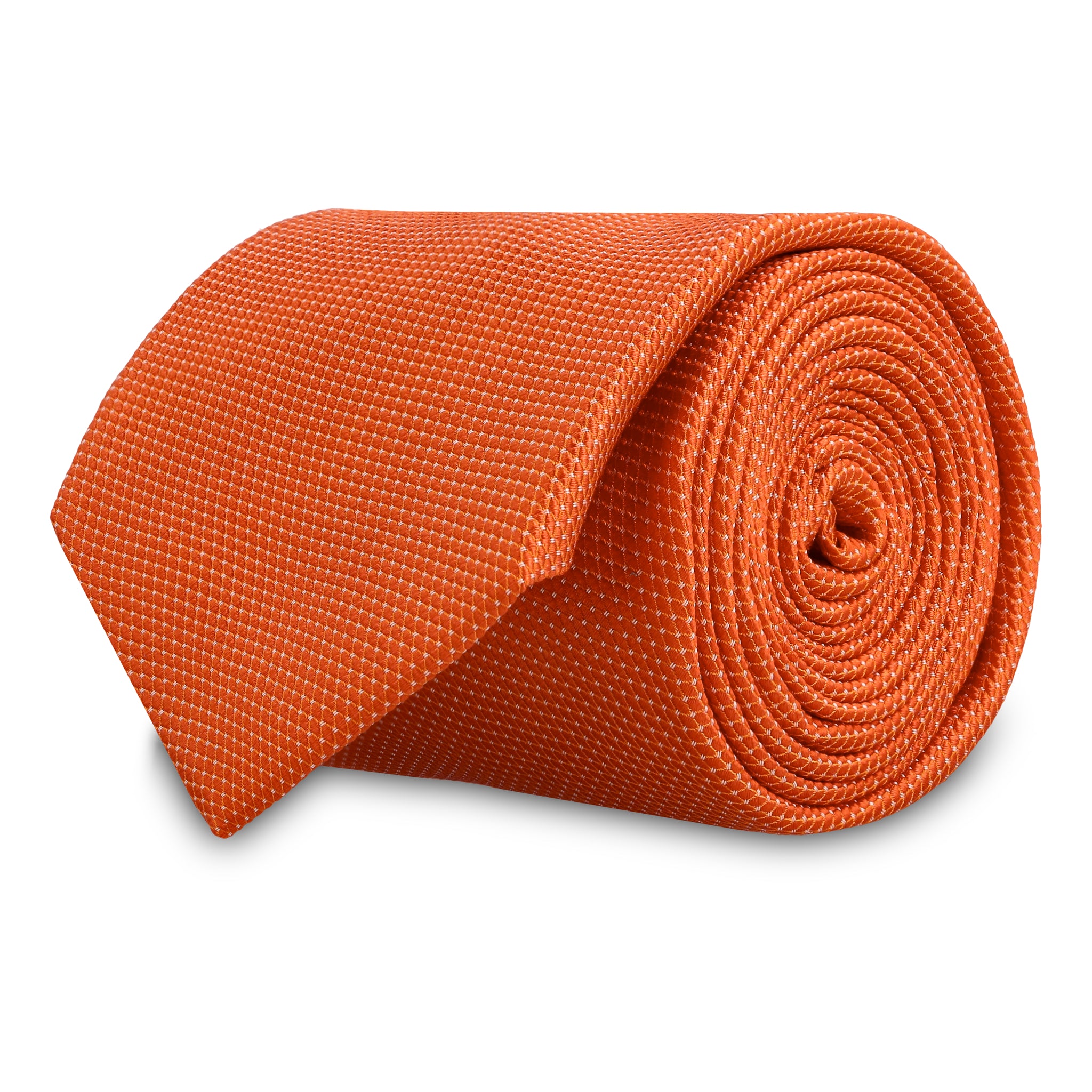 Chia Orange Silk Tie