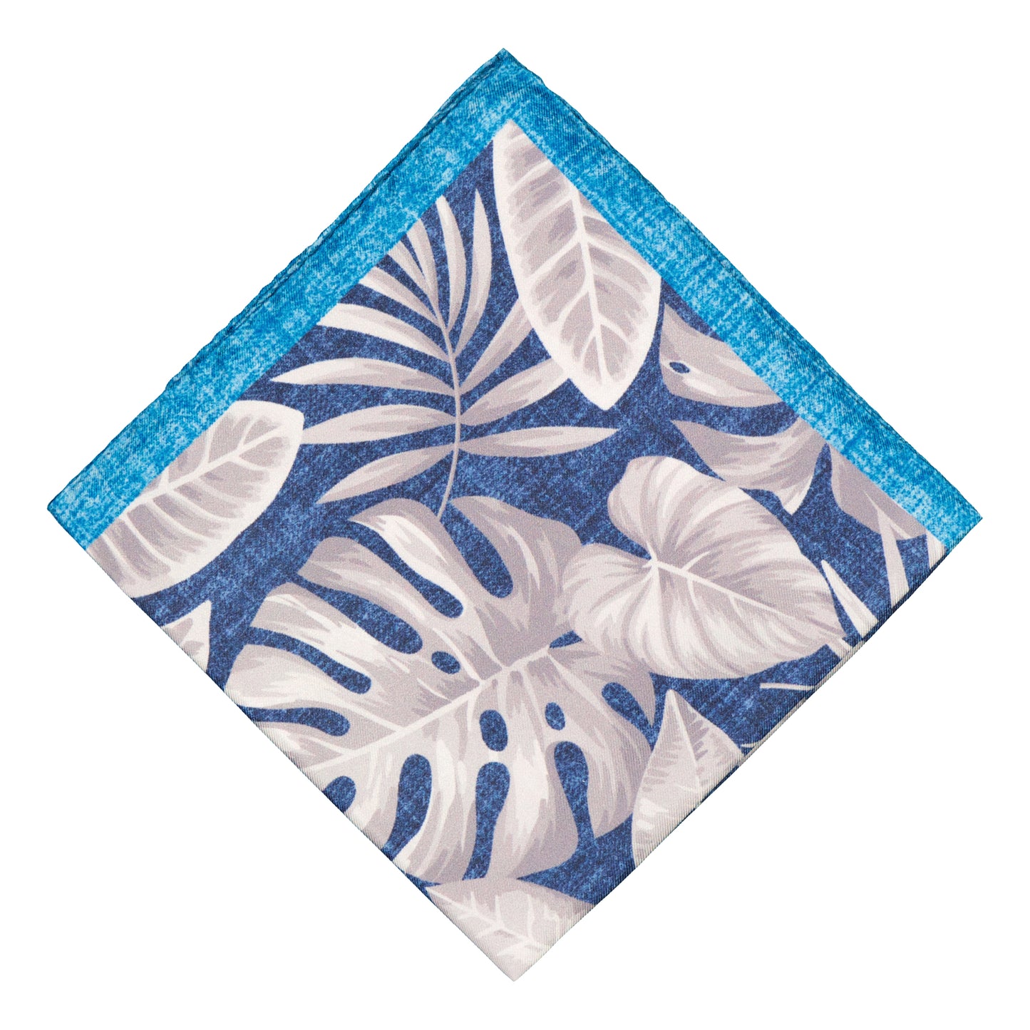 Fado Alto Blue Silk Pocket Square
