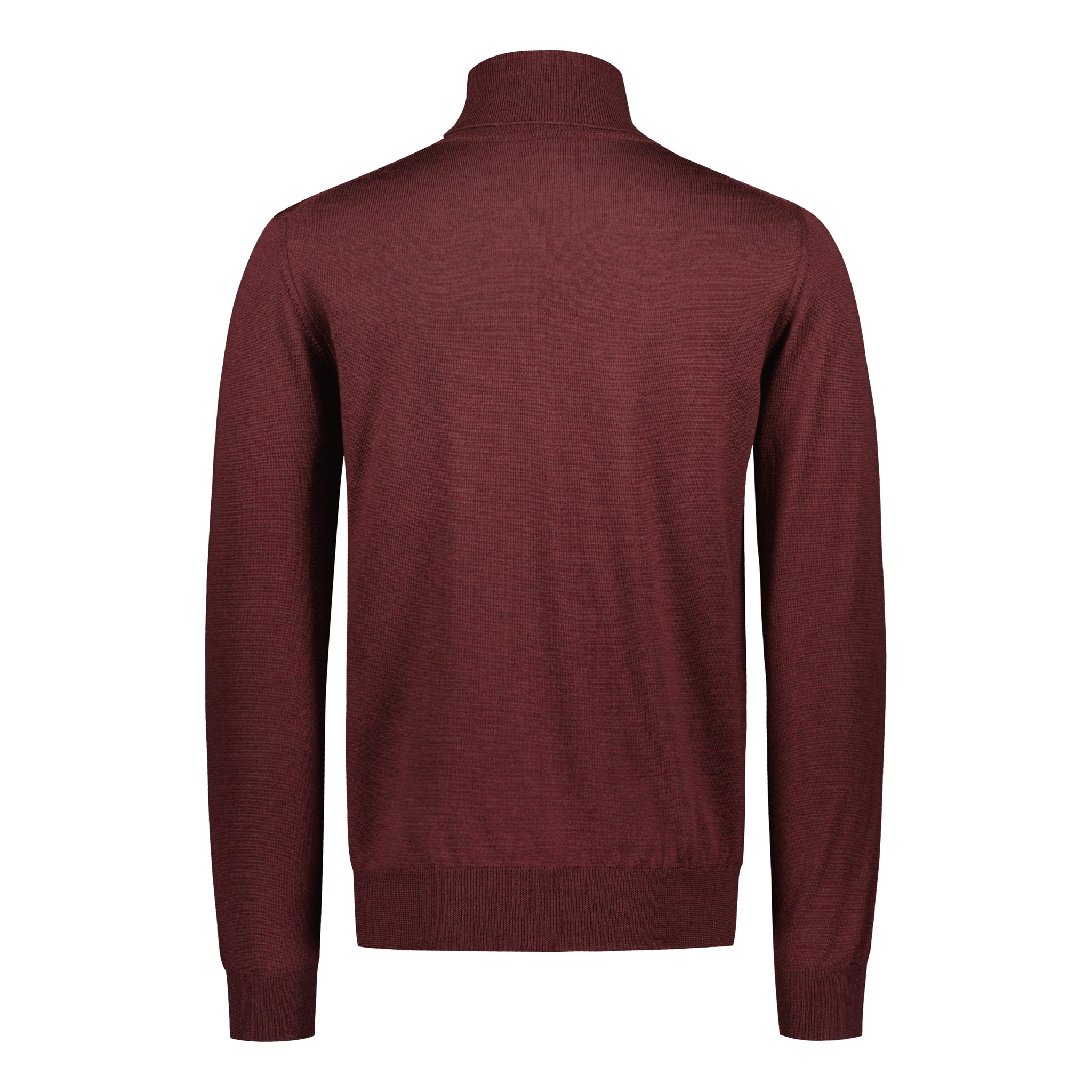 Rollneck Superfine Merino Burgundy